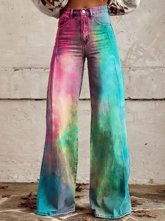 Callie - Wide-Leg Boho Vintage Pants