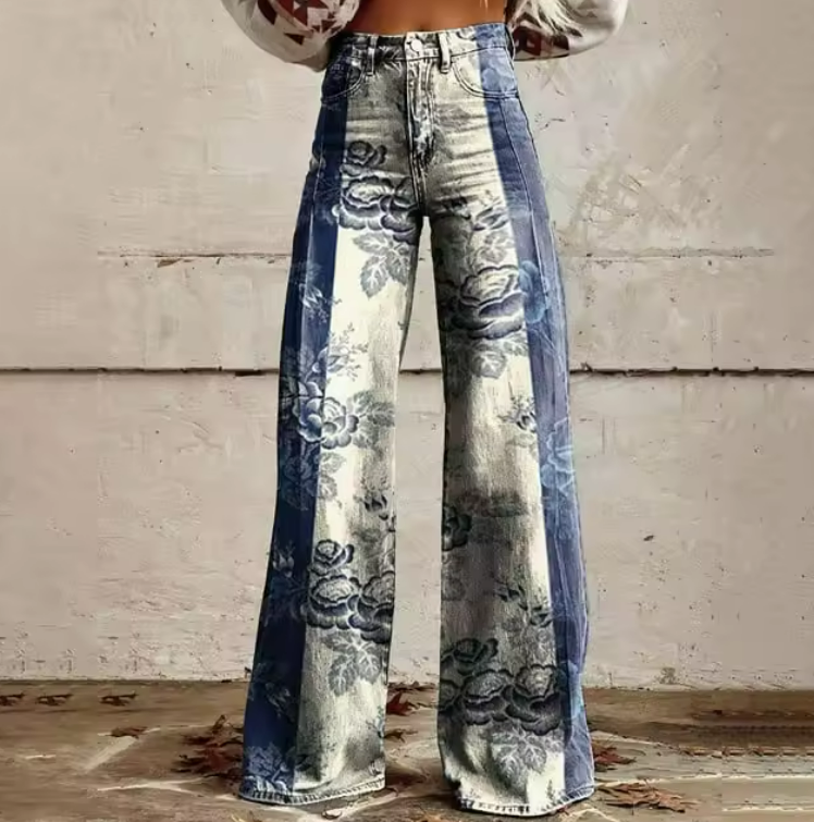 Amanda - High Waist Boho Vintage Pants