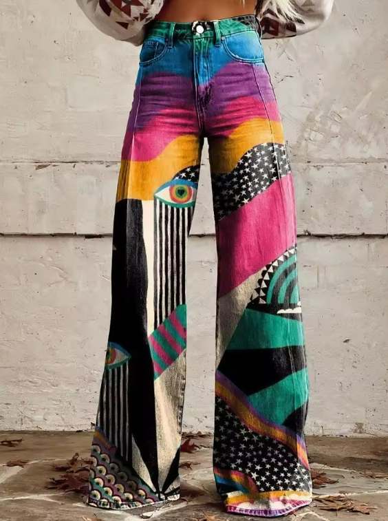 Melanie - Effortless-fit Boho Vintage Pants