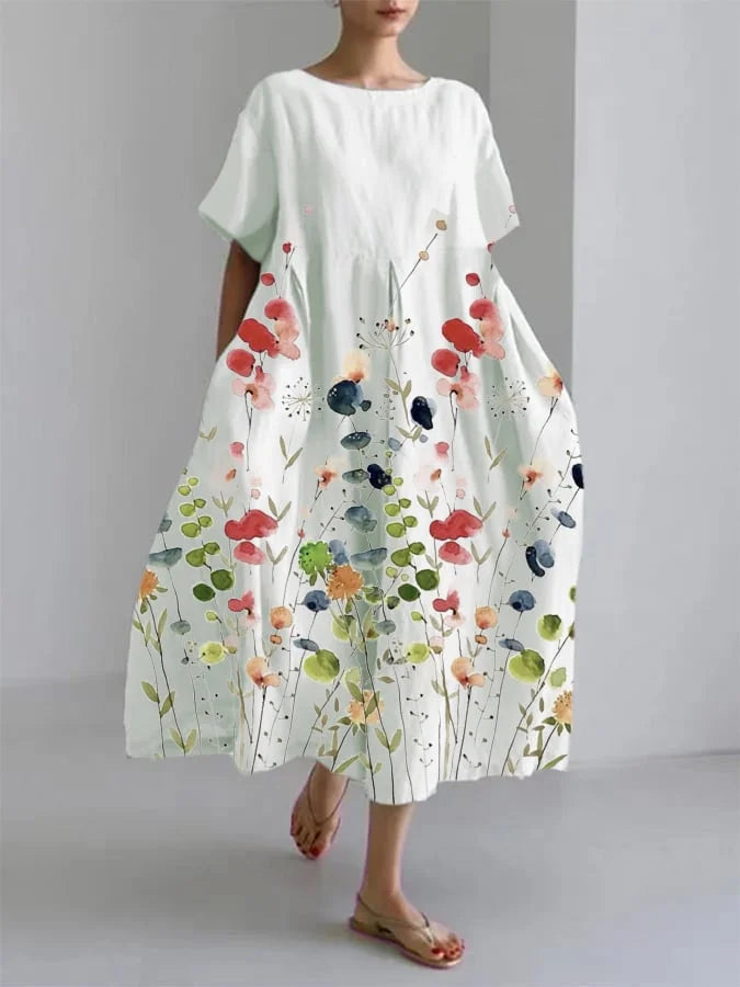 Amelia - Spring Floral Casual Dress