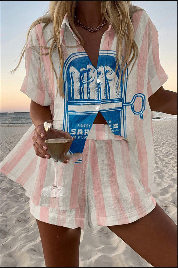 Lilian – Striped Seaside Co-ord