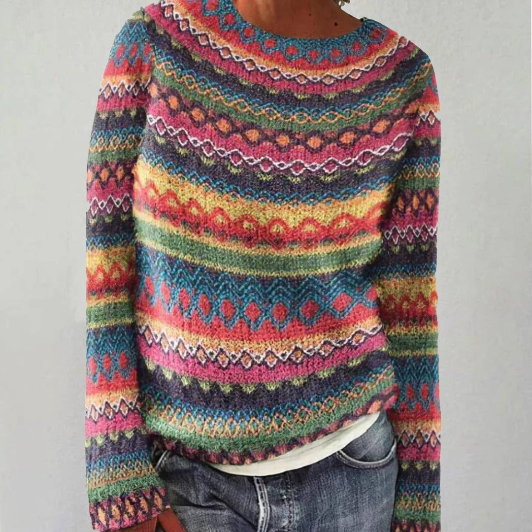 Carole – Boho Radiance Sweater