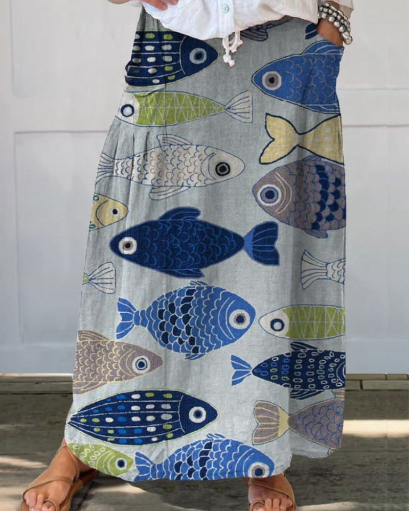 Jovie - Splash & Style Pocket Skirt