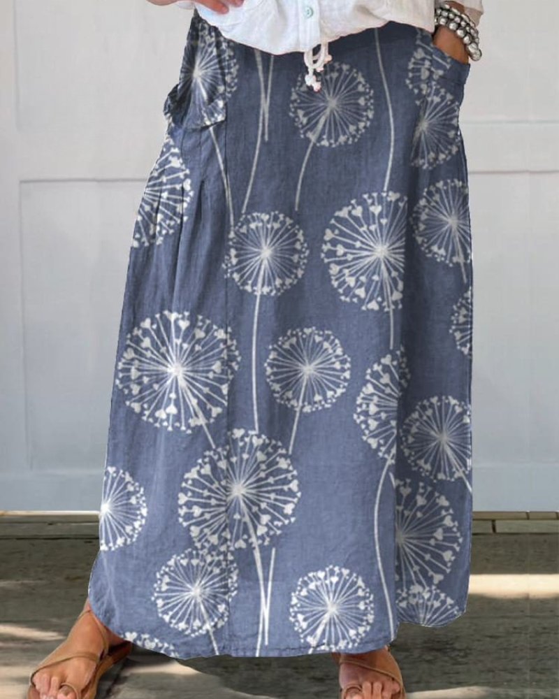 Cecilia - Breeze Bloom Pocket Skirt