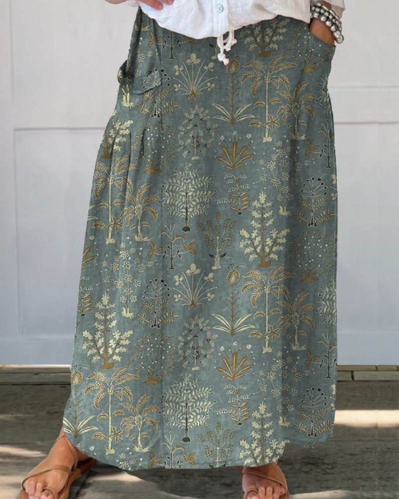 Kayla - Forest Tale Pocket Skirt