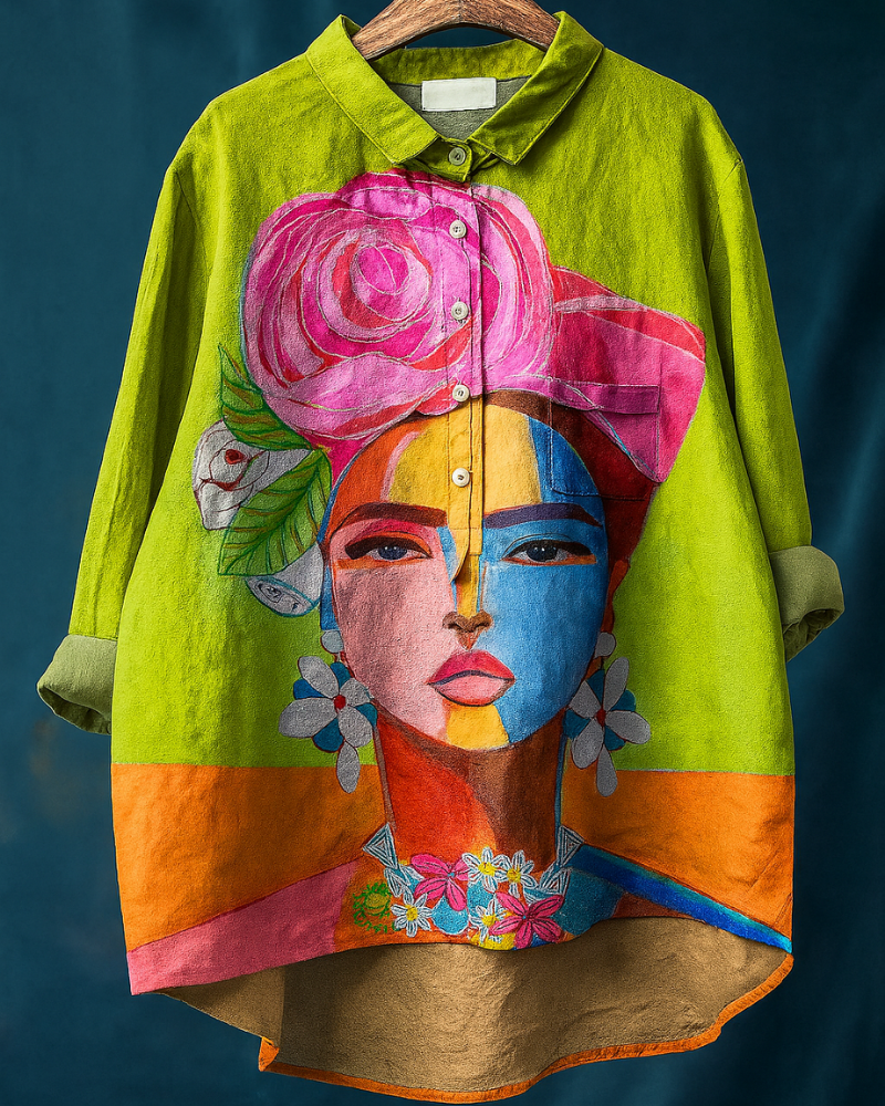 Reeze – Vibrant Statement Art Print Shirt