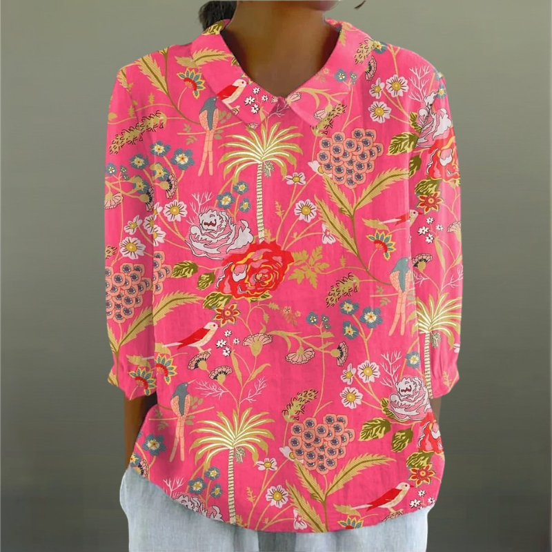 Saffi – Wild Bloom Vintage Blouse