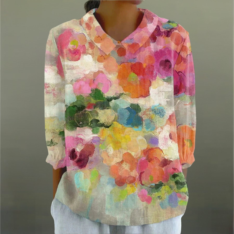 Clara – Timeless Petal Vintage Blouse