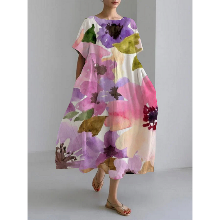 Scarlett - Casual Soft Bloom Maxi