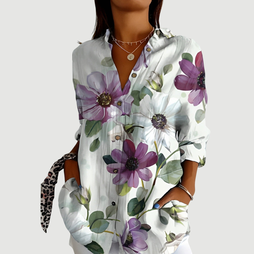 Sandie – Blooming Elegance Shirt Blouse