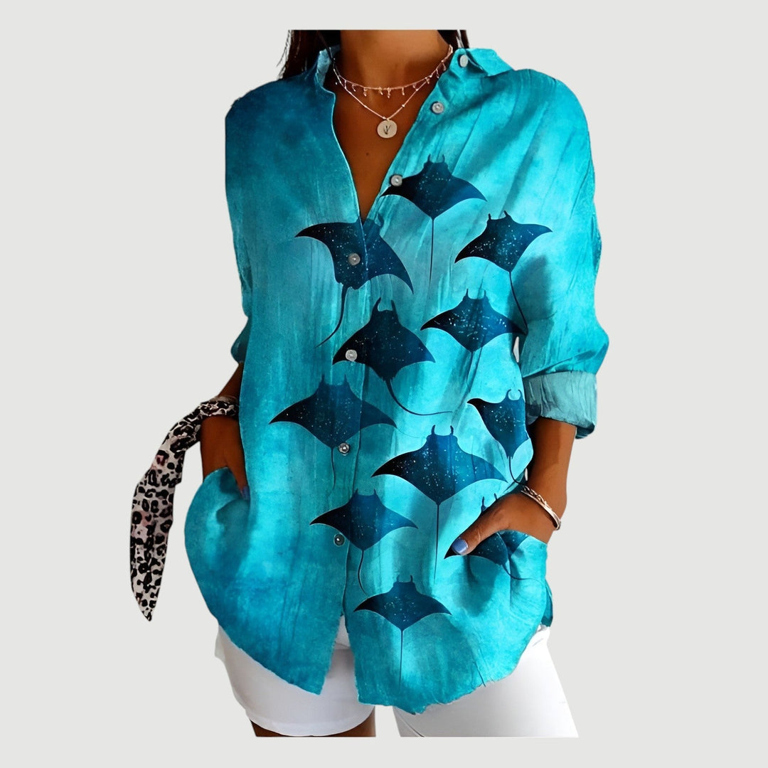 Yssa – Ocean Grace Shirt Blouse