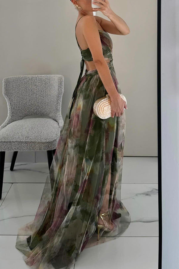 Alexa - Elegant Flowing Maxi Dress
