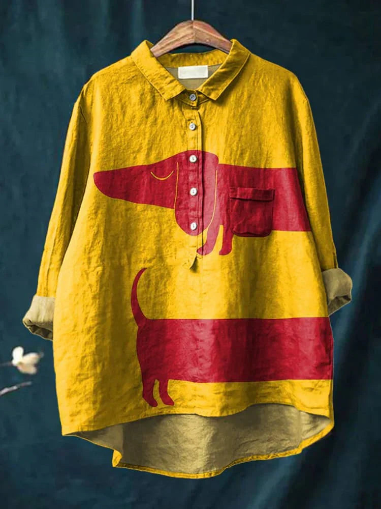 Harper – Chic Hot Dog Shirt