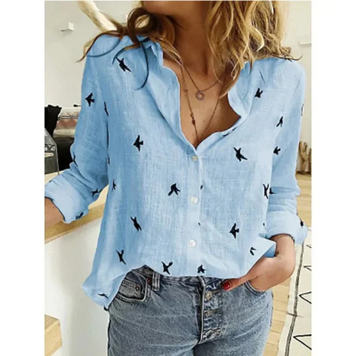 Corinne – Vintage Bloom Floral Blouse