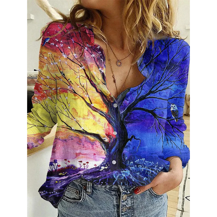 Lara – Elegant Whispering Wings Blouse