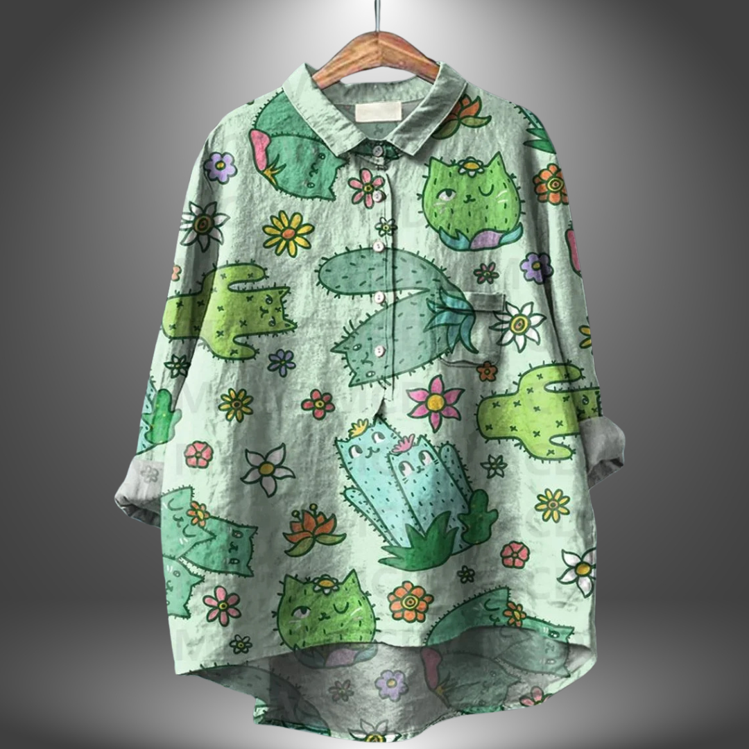 Virgie – Garden Muse Shirt Blouse