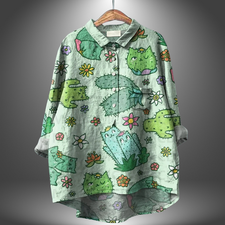 Virgie – Garden Muse Shirt Blouse
