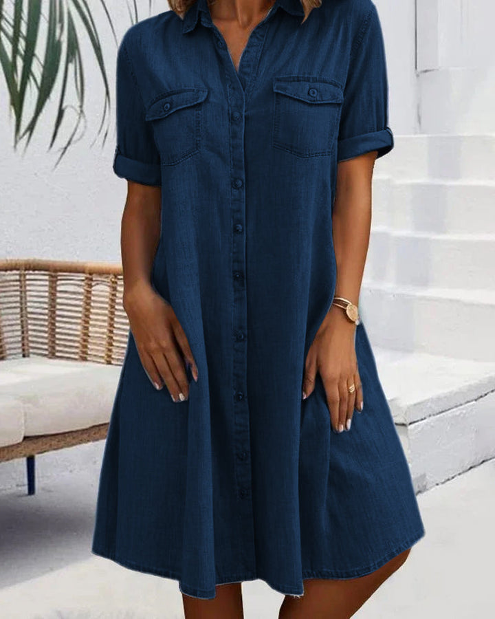 Ella - Casual Shirt Dress
