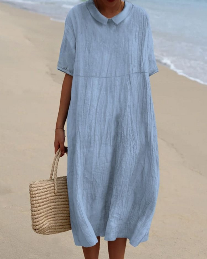 Madeline - Lazy Sun V-Neck Flowy Dress