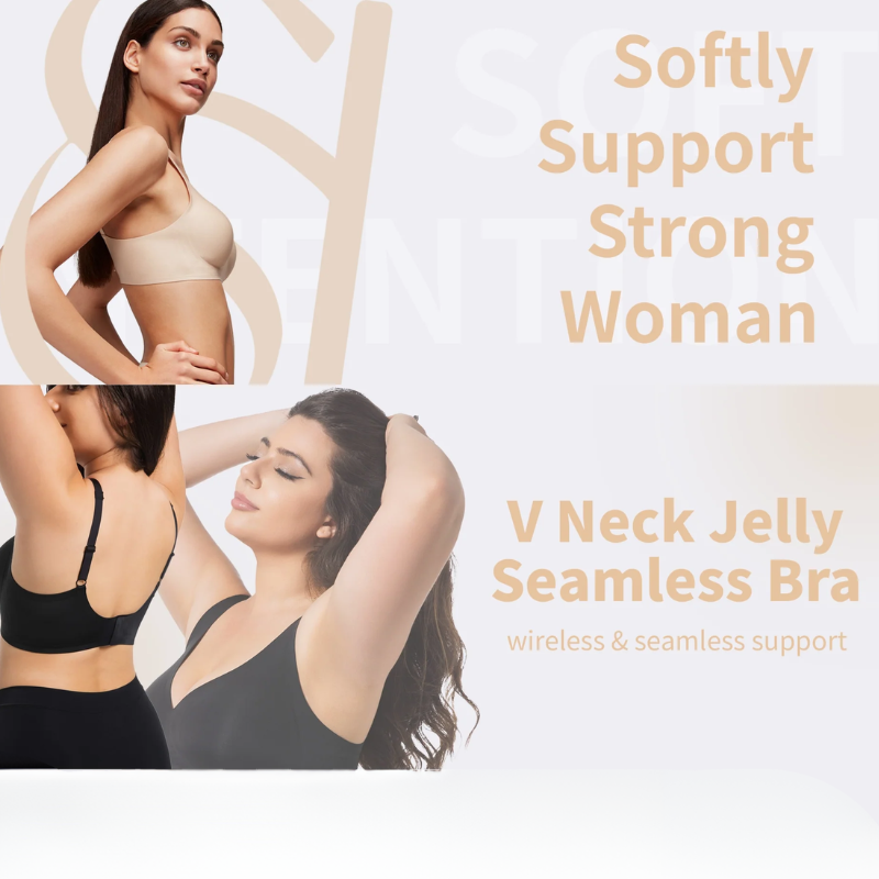 Jenni - Soft Deep-V Seamless Bra