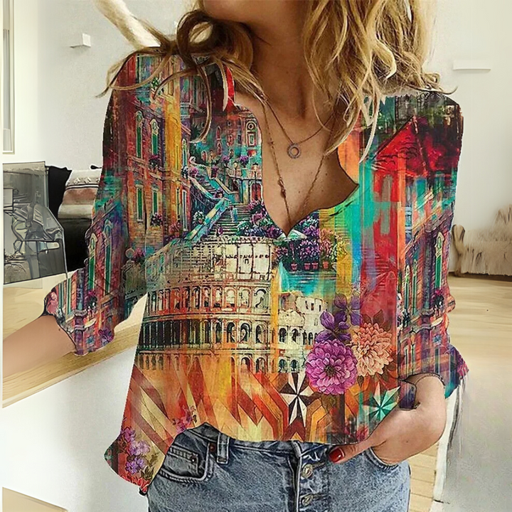 Lara – Elegant Whispering Wings Blouse
