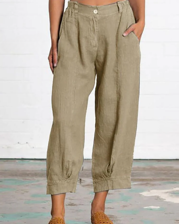 Tina - Stylish Wide-Leg Capris