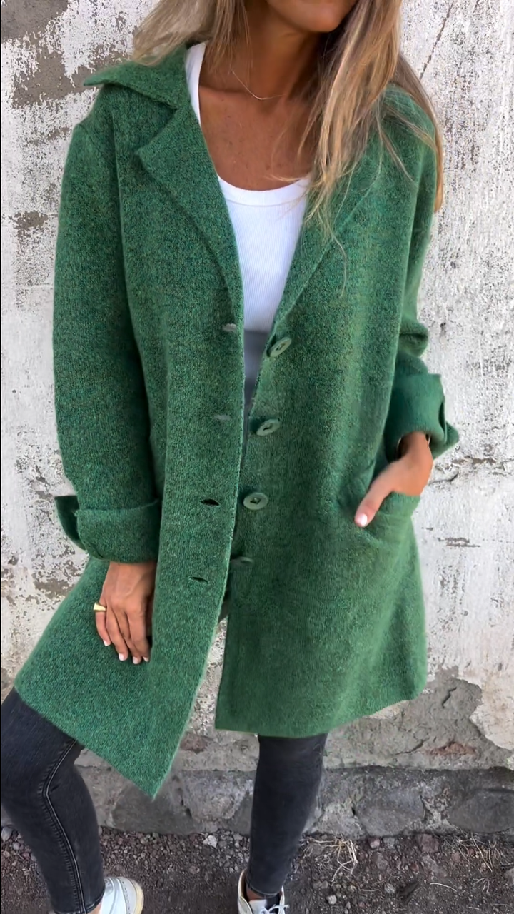 Verna – Chic Mid-Length Cardigan