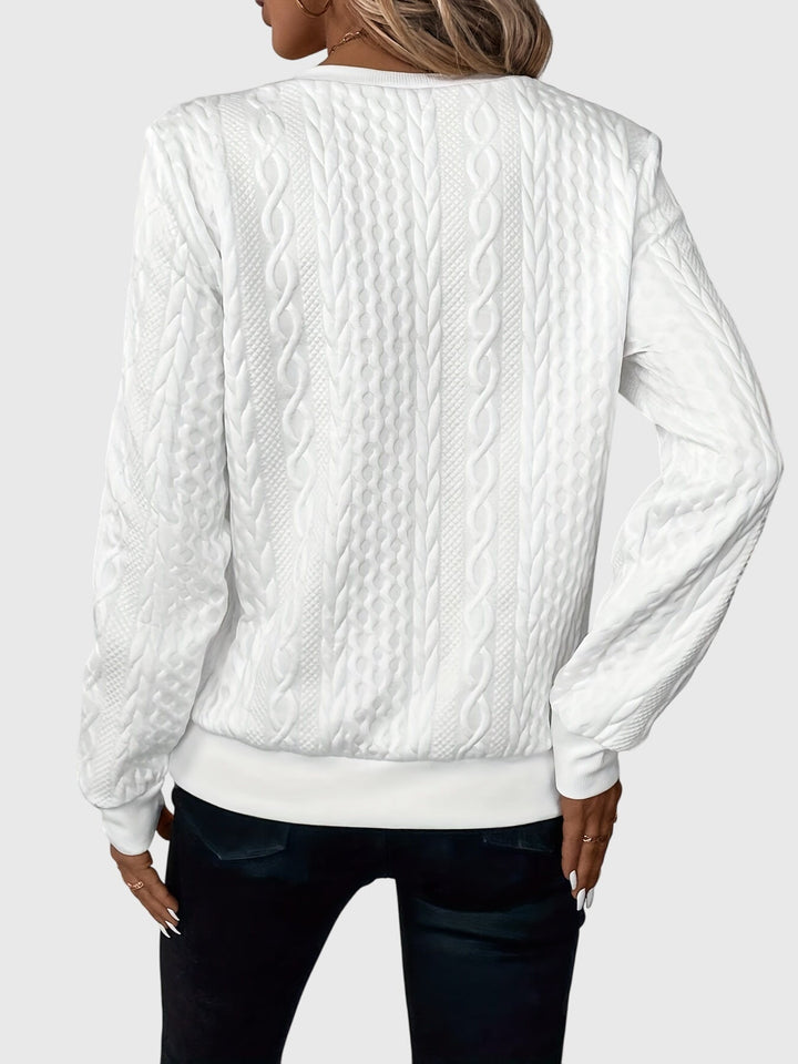 Cathie – Luxe Zip Sweater