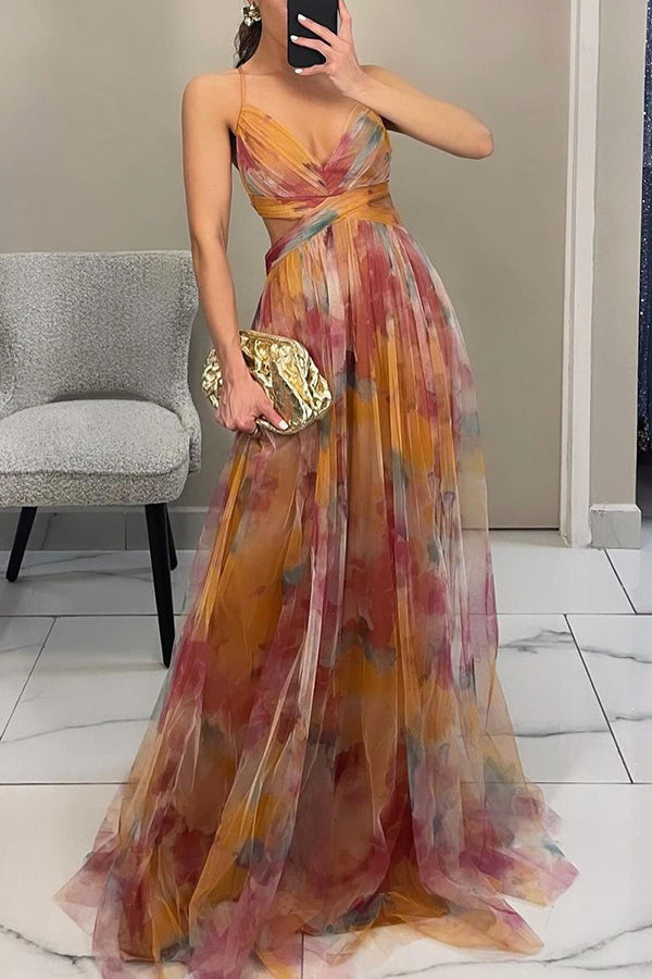 Alexa - Elegant Flowing Maxi Dress
