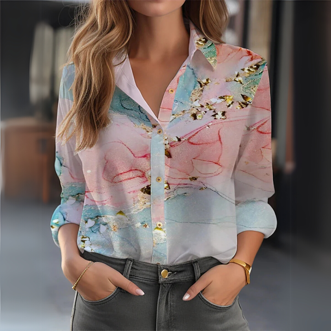 Zelda - Elegant Floral Blouse