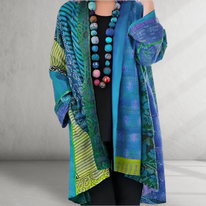 Caroline - Boho Patch Cardigan
