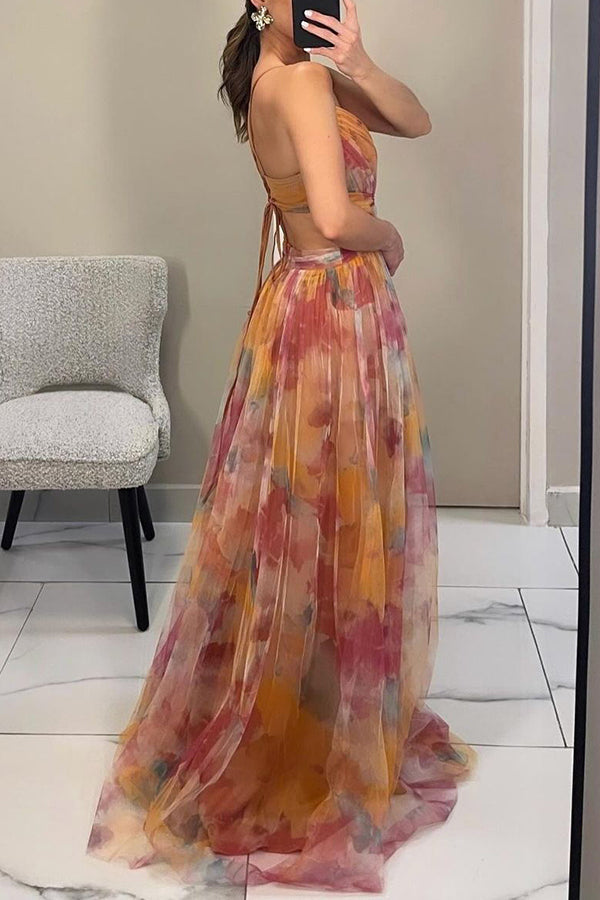 Alexa - Elegant Flowing Maxi Dress