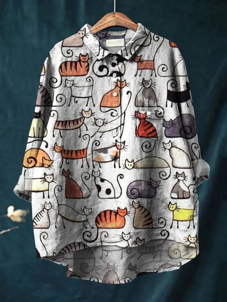 Juliet – Purrfectly Chic Shirt
