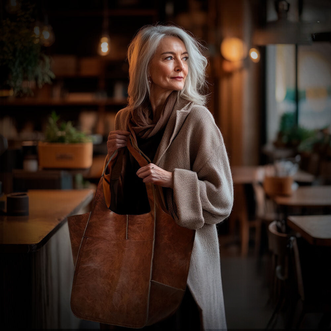 Nadine – Rustic Luxe Shopper Bag