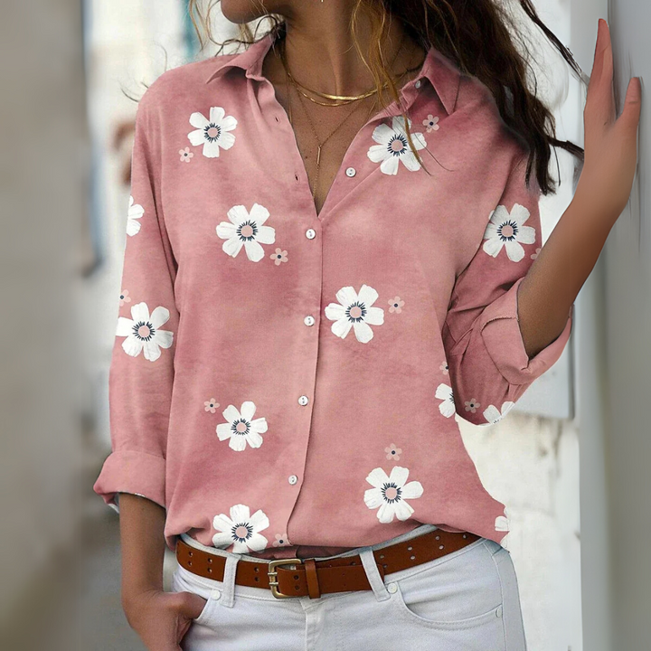 Isabella – Elegant Floral Blouse