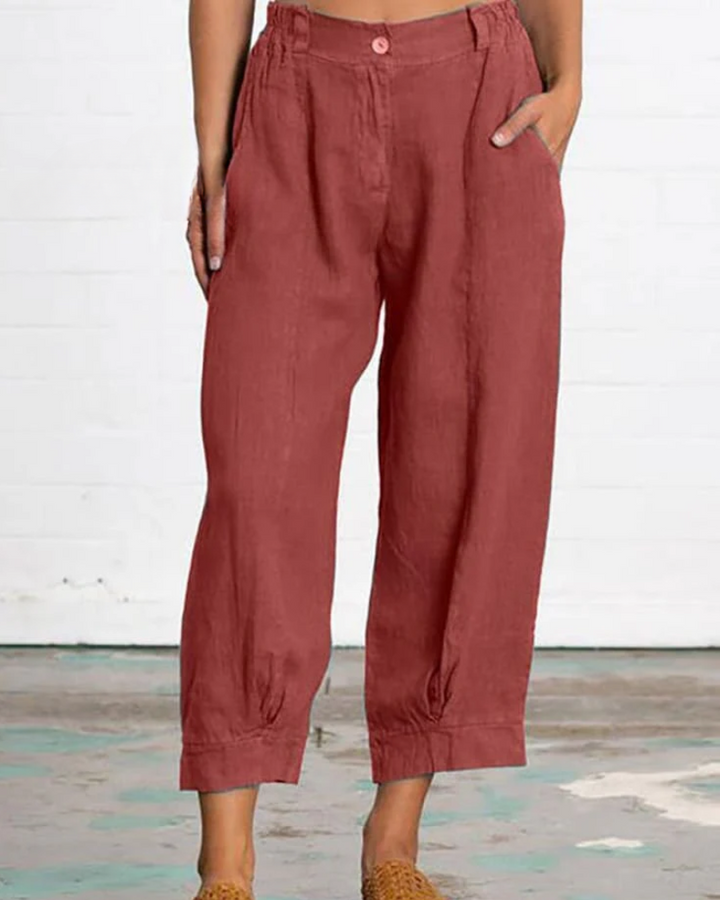 Tina - Stylish Wide-Leg Capris