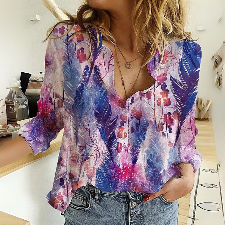 Lara – Elegant Whispering Wings Blouse
