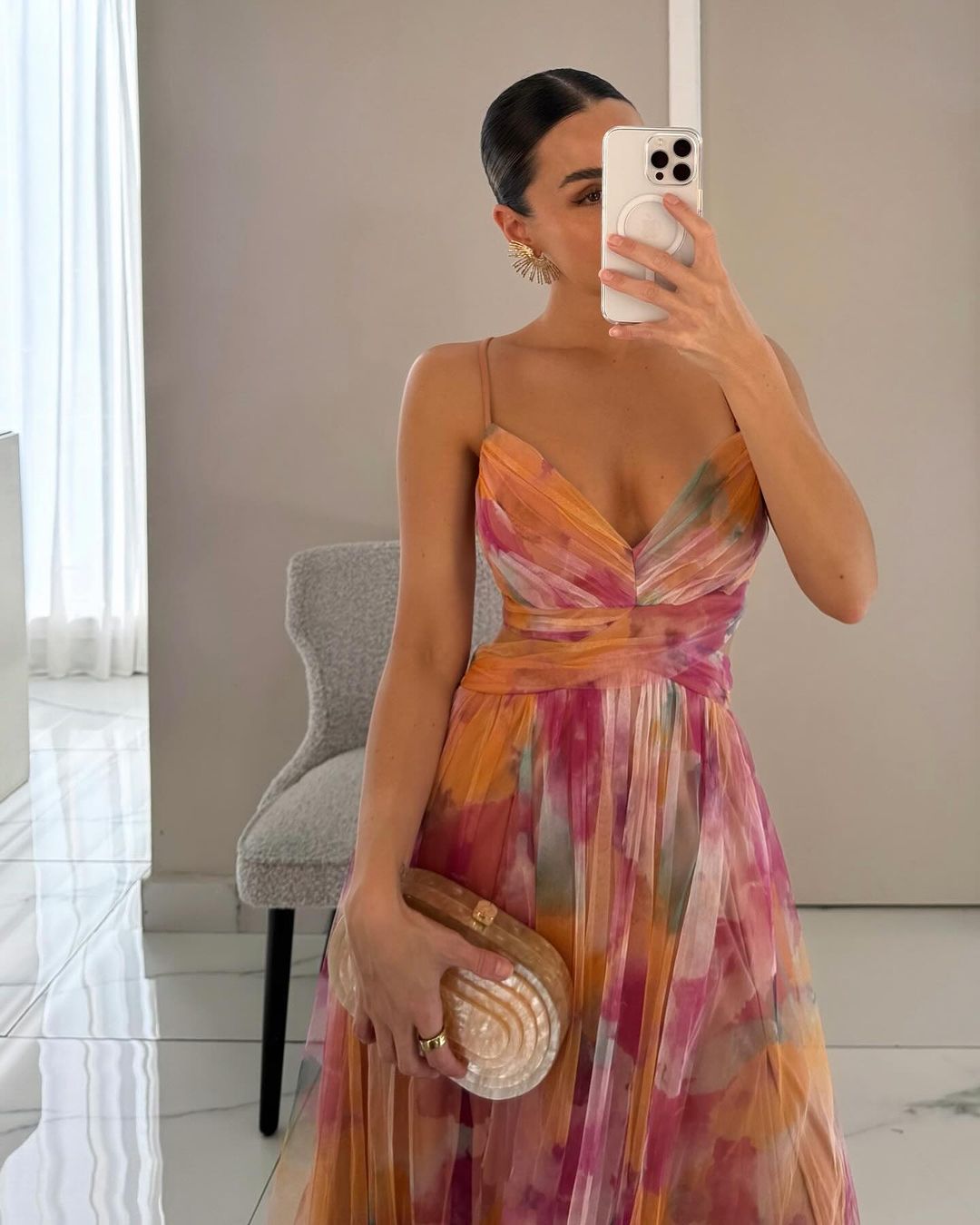 Alexa - Elegant Flowing Maxi Dress