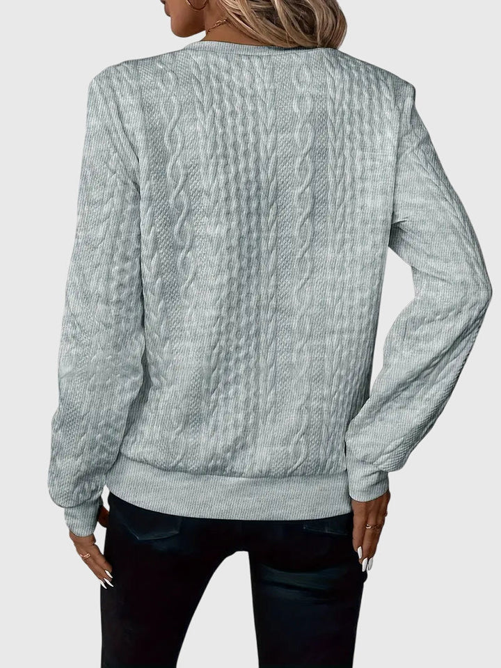 Cathie – Luxe Zip Sweater