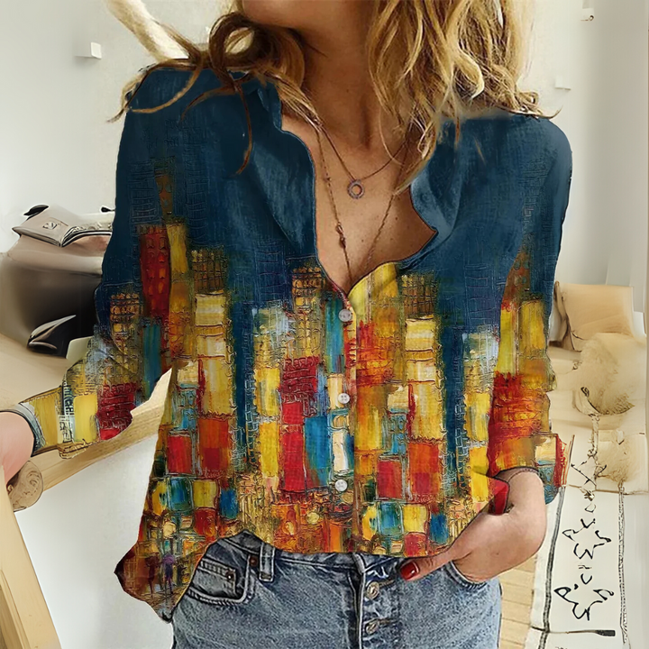 Lara – Elegant Whispering Wings Blouse
