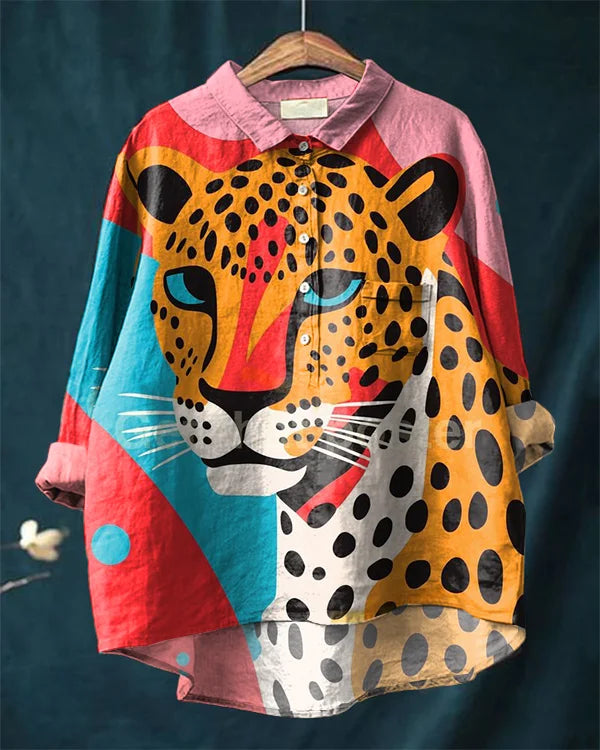 Leona – Leopard Luxe Shirt
