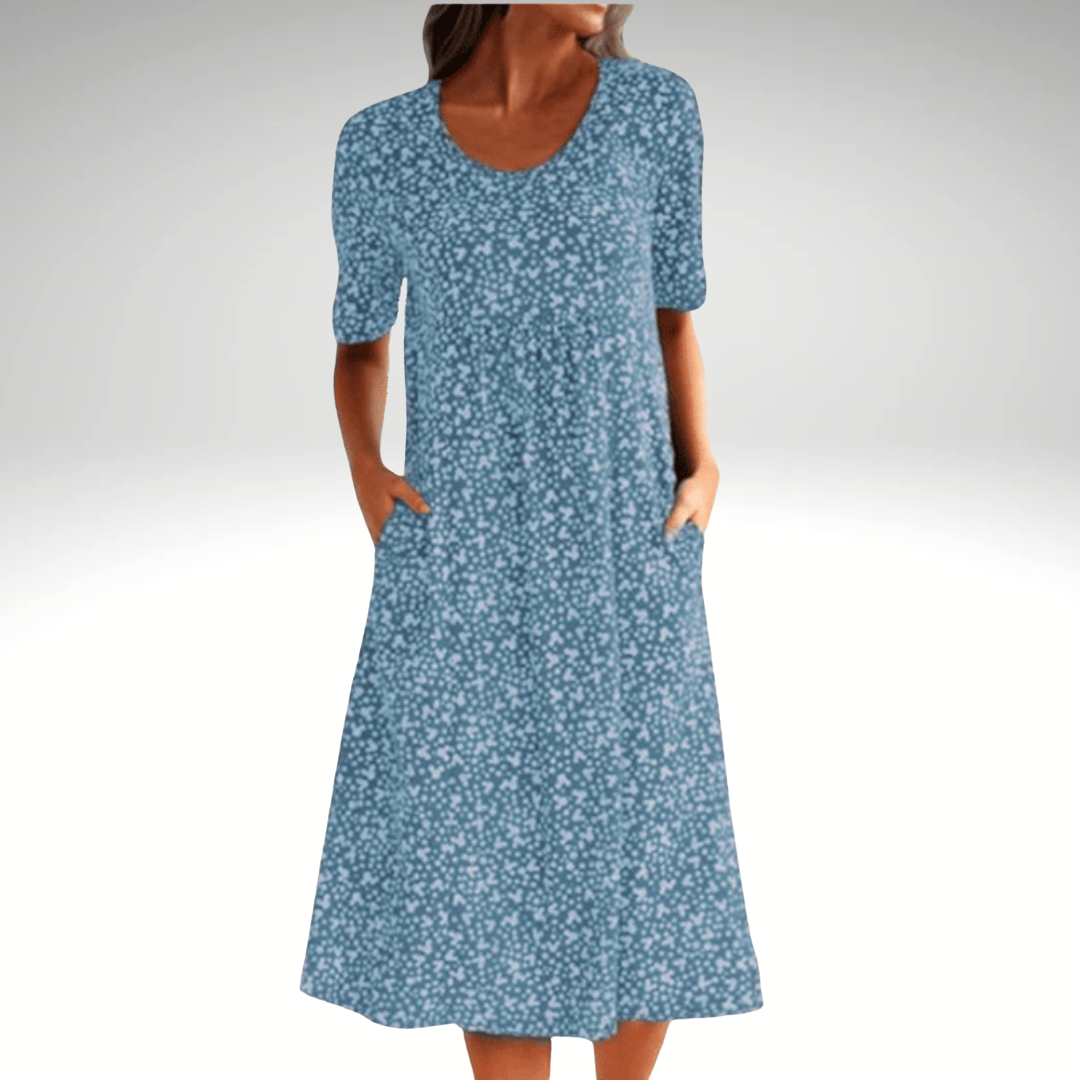 Arabella - Floral Elegance Midi Dress