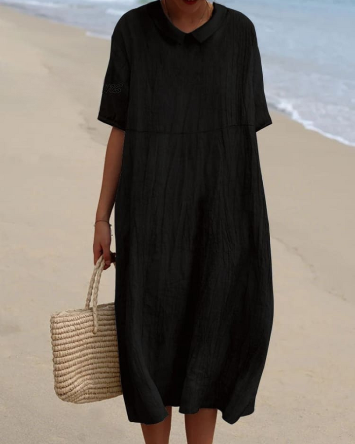 Madeline - Lazy Sun V-Neck Flowy Dress