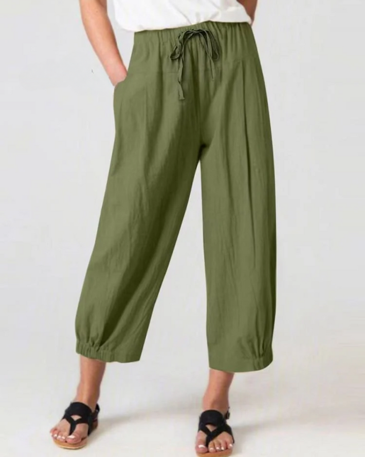 Iris - Casual Cropped Trousers