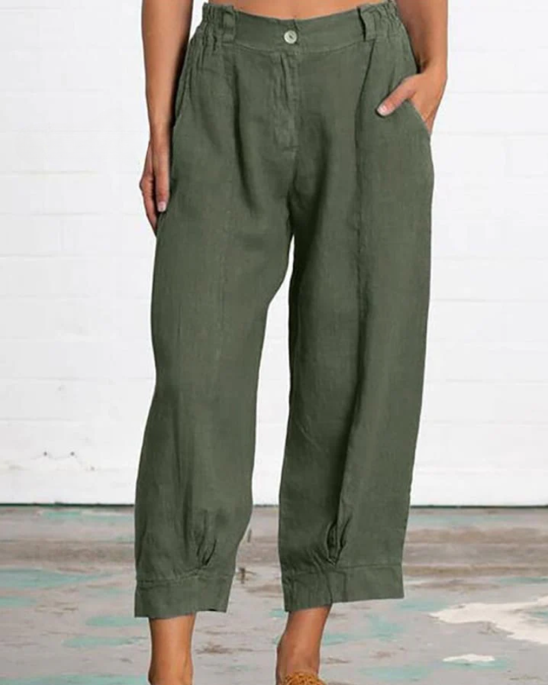 Tina - Stylish Wide-Leg Capris