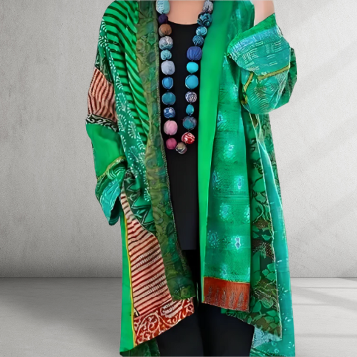 Caroline - Boho Patch Cardigan