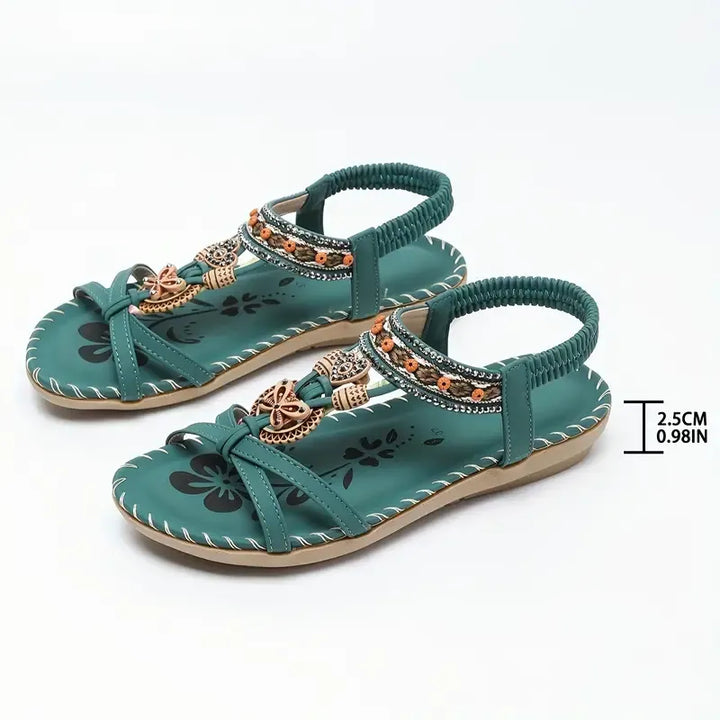 Solina – Beaded Comfort Sandals