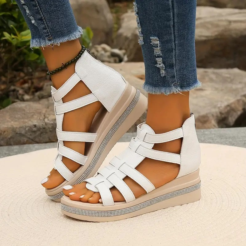 Daniela - Elegant Wedge Sandals