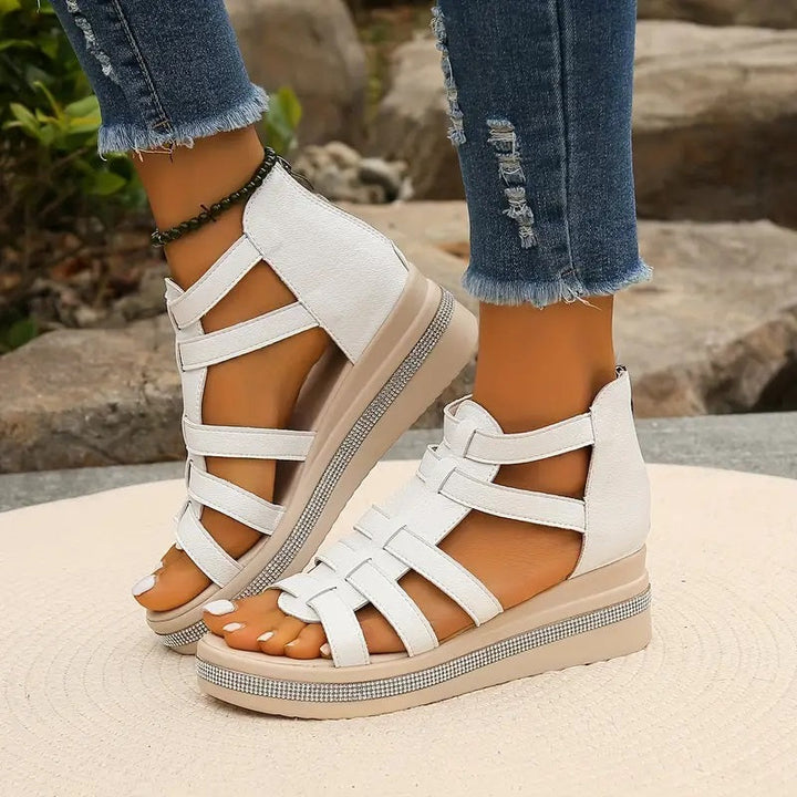 Daniela - Elegant Wedge Sandals