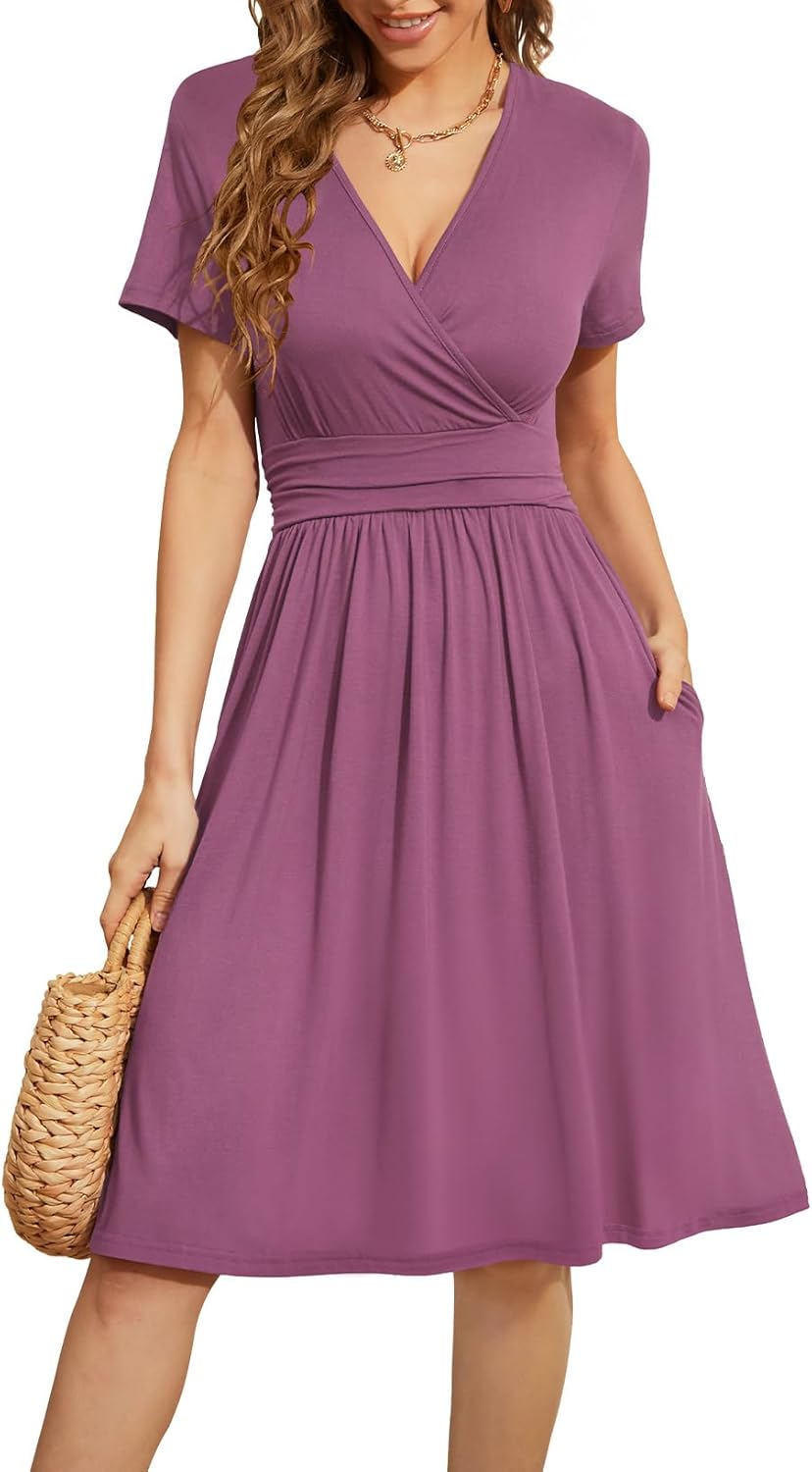 Arielle - Chick V-Neck Wrap Dress